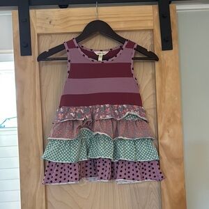 Matilda Jane Pink and Purple Polka Dot Top